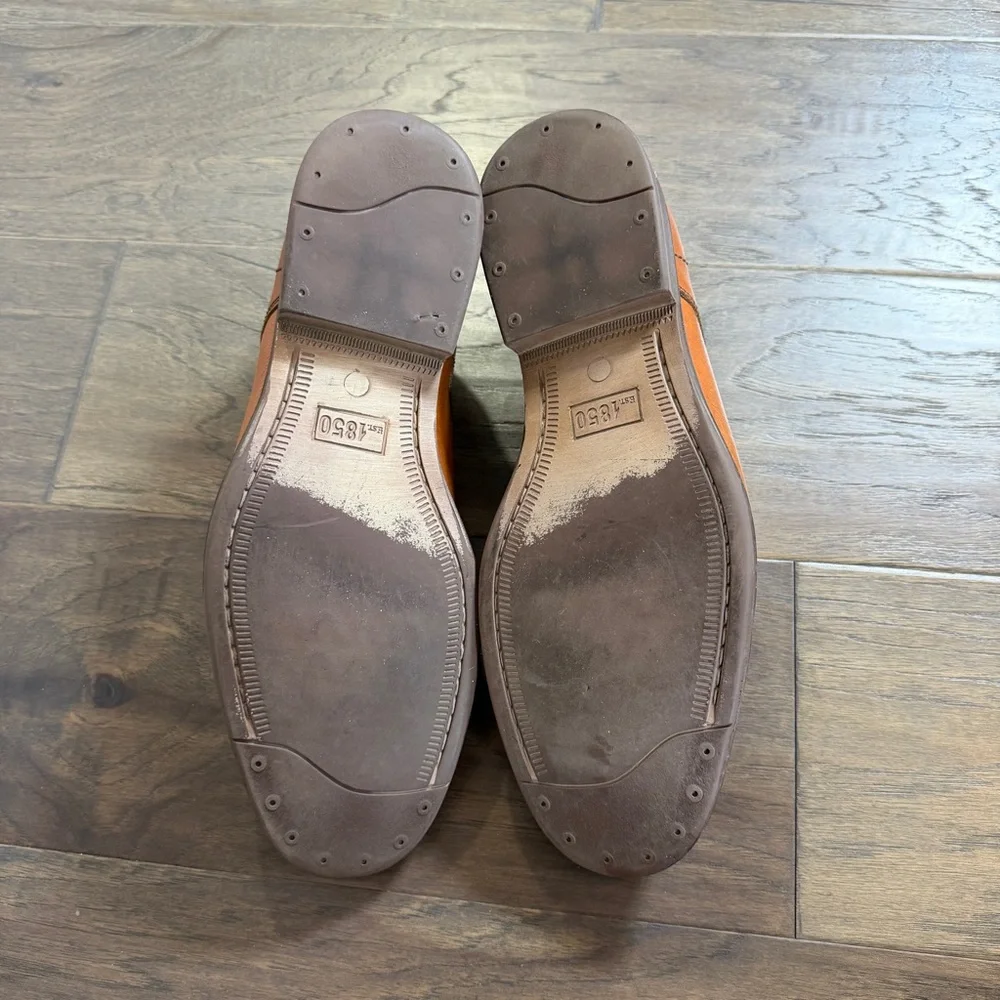 Lucky‎ Brand 1850 Men’s Leather Dress Shoes Brown Tan Size 11